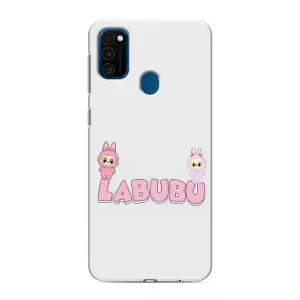 Чехол с принтом Лабубу для Samsung Galaxy M31 (Логотип Лабубу)