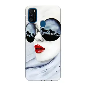Чехол с рисунком «Любительница коней» для Samsung Galaxy M31