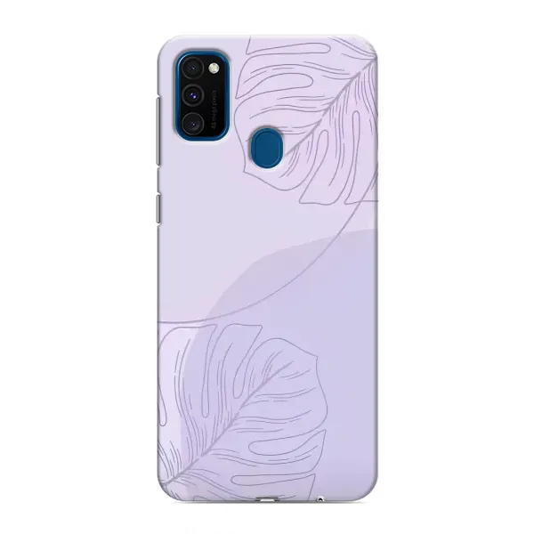 Чехол с рисунком «Монстера фиолетовая» для Samsung Galaxy M31 Чехол с рисунком «Монстера фиолетовая» для Samsung Galaxy M31