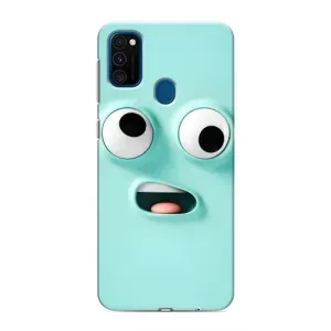 Чехол с рисунком «Забавное мятное лицо» для Samsung Galaxy M31