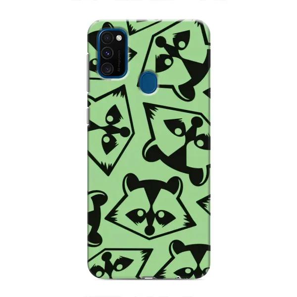 Чехол с рисунком «Мордочки Енота» для Samsung Galaxy M31 Чехол с рисунком «Мордочки Енота» для Samsung Galaxy M31