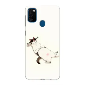 Чехол на тематику: Коты для Samsung Galaxy M31 (Отдых)
