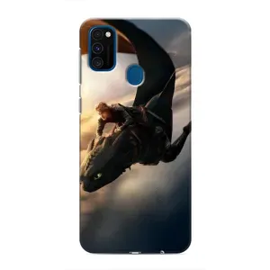 Чехол дракон Беззубик для Samsung Galaxy M31 (Полет Беззубика)