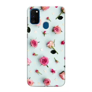 Чохли з принтом Троянд для Samsung Galaxy M31 (Різні квіти)
