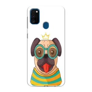 Бампер для Samsung Galaxy M31 з картинкою "Песики" (Собака Король)