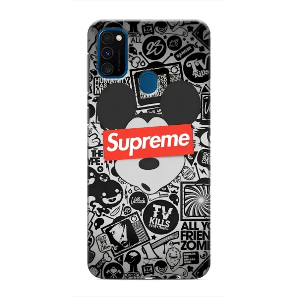 Чехол с рисунком «Supreme Маус» для Samsung Galaxy M31 Чехол с рисунком «Supreme Маус» для Samsung Galaxy M31