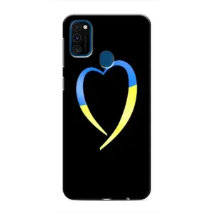 Силиконовый Чехол на Samsung Galaxy M31 (Я-Украина) (Украинское сердце)