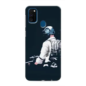 Чохол з картинкою "Герой Pubg" на Samsung Galaxy M31 (В екіперівці)