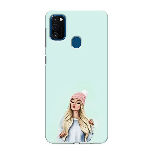 Чехол с рисунком «В шапке» для Samsung Galaxy M31 Чехол с рисунком «В шапке» для Samsung Galaxy M31