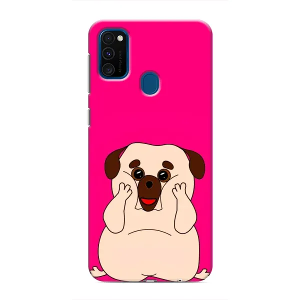 Чехол с рисунком «Веселый Мопсик» для Samsung Galaxy M31 Чехол с рисунком «Веселый Мопсик» для Samsung Galaxy M31