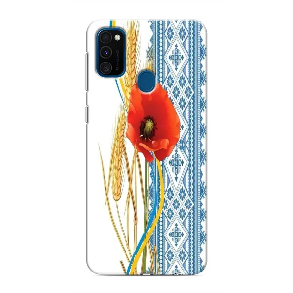 Чехол с рисунком «Вышиванка с цветком» для Samsung Galaxy M31 Чехол с рисунком «Вышиванка с цветком» для Samsung Galaxy M31