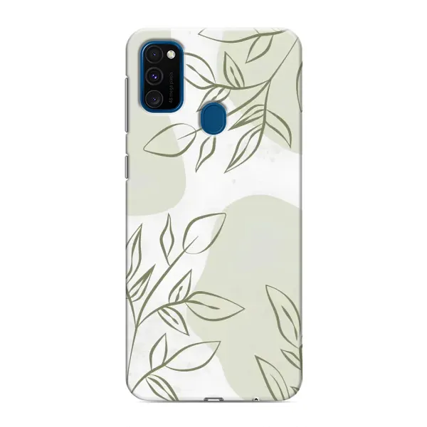 Чехол с рисунком «Зелёный дизайн» для Samsung Galaxy M31 Чехол с рисунком «Зелёный дизайн» для Samsung Galaxy M31