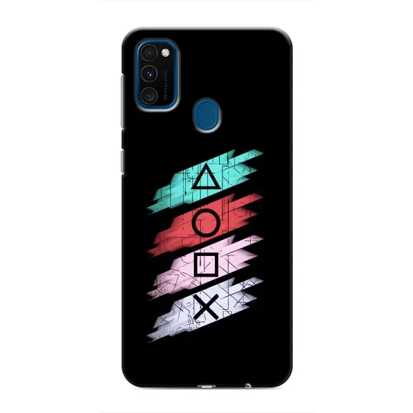 Чехол с рисунком «Значки Sony» для Samsung Galaxy M31 Чехол с рисунком «Значки Sony» для Samsung Galaxy M31