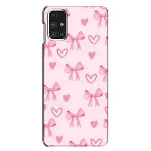 Чехол банты для Samsung Galaxy M31s (Бантики и сердечки)