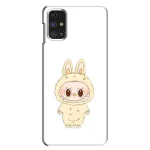 Чехол с принтом Лабубу для Samsung Galaxy M31s (Бежевый Лабубу)