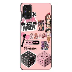 Чехлы с картинкой для Samsung Galaxy M31s (BLACK PINK коллаж)