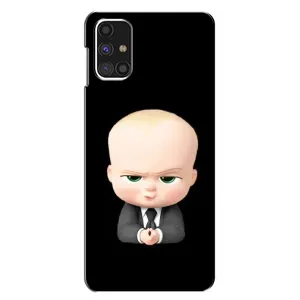 Мультяшный принт на Чехол для Самсунг Галакси М31с (Бос)