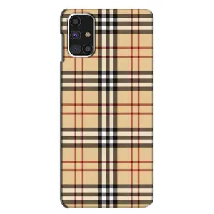 Чехол с Брендами одежды на Самсунг Галакси М31с (Burberry стиль)