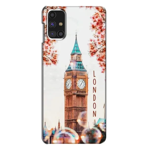 Чехол с рисунком «Часы Лондон» для Samsung Galaxy M31s Чехол с рисунком «Часы Лондон» для Samsung Galaxy M31s