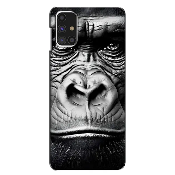 Чехол с рисунком «Черная обезьяна» для Samsung Galaxy M31s