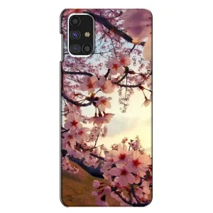 Чехол с принтом САКУРЫ на Samsung Galaxy M31s (Цветущая сакура)