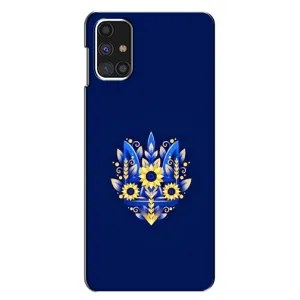 Чехол Укр Символика для Samsung Galaxy M31s (Цветущий Герб)