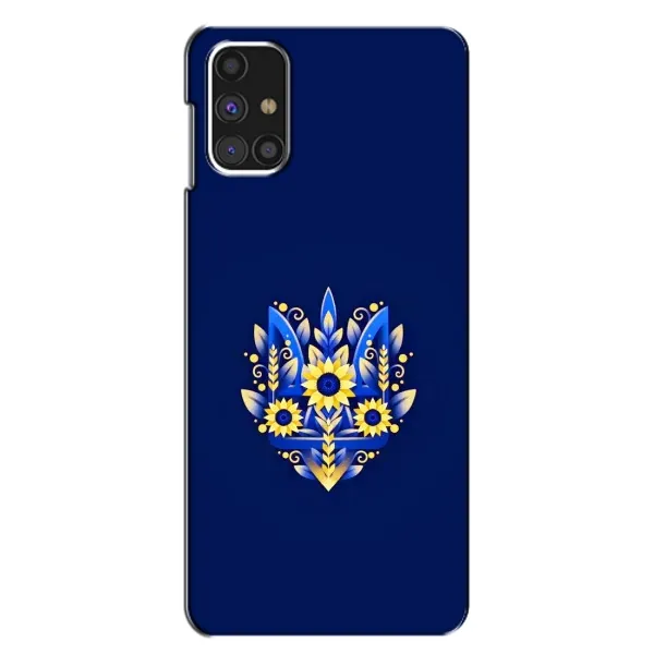 Чехол с рисунком «Цветущий Герб» для Samsung Galaxy M31s
