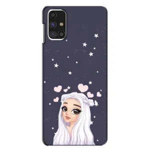 Чохол Стильні дівчата на Samsung Galaxy M31s (Дівчина та серця)