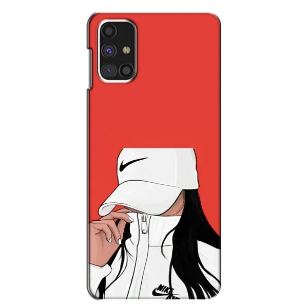 Чехол с рисунком «Девушка Nike» для Samsung Galaxy M31s