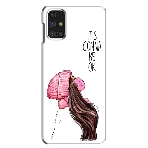 Чехол с рисунком «Девушка в маске» для Samsung Galaxy M31s Чехол с рисунком «Девушка в маске» для Samsung Galaxy M31s