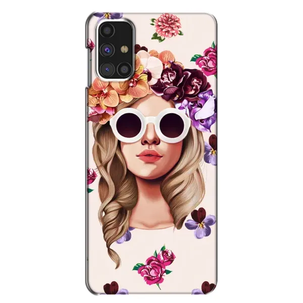 Чехол с рисунком «Девушка в очках» для Samsung Galaxy M31s Чехол с рисунком «Девушка в очках» для Samsung Galaxy M31s