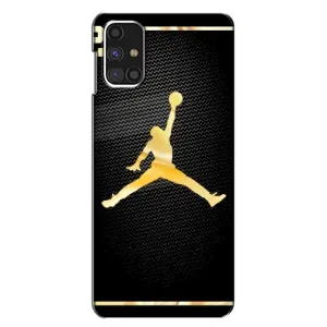 Силиконовый Чехол Nike Air Jordan на Самсунг Галакси М31с (Джордан 23)