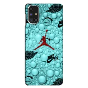 Силиконовый Чехол Nike Air Jordan на Самсунг Галакси М31с (Джордан Найк)
