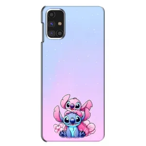 Чехол с рисунком Стич для Samsung Galaxy M31s (Энджл и Стич)