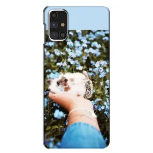 Чохли з зображенням різних тварин на Samsung Galaxy M31s (Їжачок в руці)