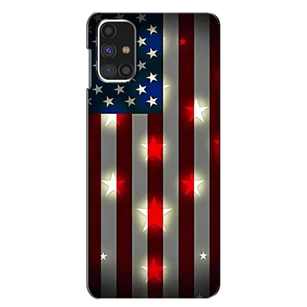 Чехол с рисунком «Флаг США 2» для Samsung Galaxy M31s Чехол с рисунком «Флаг США 2» для Samsung Galaxy M31s
