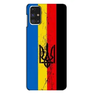 Чехлы УПА (Красно-Чёрный) на Samsung Galaxy M31s (Флаг УПА)