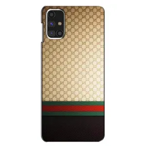 Чехлы Бренд GUCCI для Samsung Galaxy M31s (Фон Гуччи)