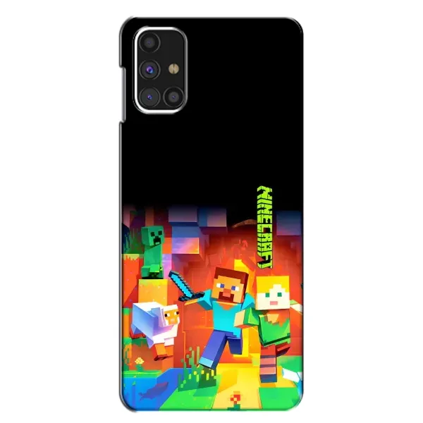 Чехол с рисунком «Герой Майнкрафт» для Samsung Galaxy M31s Чехол с рисунком «Герой Майнкрафт» для Samsung Galaxy M31s