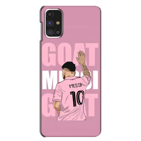 Чехол с рисунком «GOAT MESSI» для Samsung Galaxy M31s Чехол с рисунком «GOAT MESSI» для Samsung Galaxy M31s