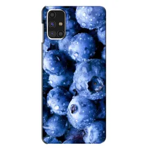 Чехол с изображением вкусной еды для Samsung Galaxy M31s (Голубика)