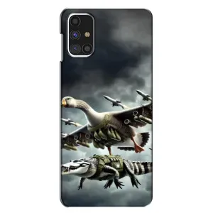 Чехол с мемами тралалело тралала для Samsung Galaxy M31s (Гусини и крокодило)