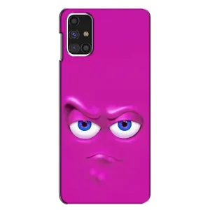 Силиконовые Чехлы (смешные стикеры) для Samsung Galaxy M31s (Хитрая мордочка)
