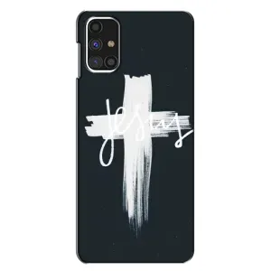 Чехлы для Самсунг Галакси М31с (Крест Иисуса) (Jesus)