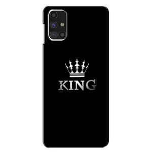 Чохол (Корона на чорному фоні) для Самсунг Галаксі М31с (KING)
