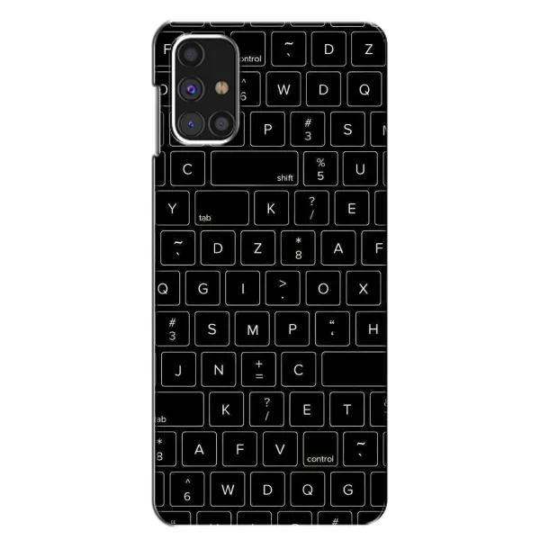 Чехол с рисунком «Клавиатура» для Samsung Galaxy M31s Чехол с рисунком «Клавиатура» для Samsung Galaxy M31s