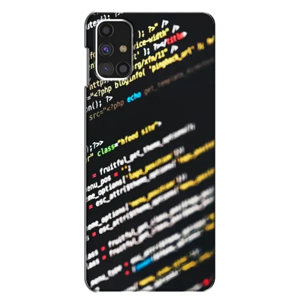 Чехол с рисунком «Код» для Samsung Galaxy M31s Чехол с рисунком «Код» для Samsung Galaxy M31s
