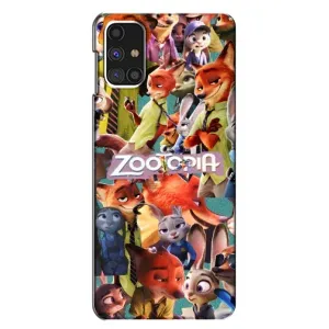 Силиконовый чехол с принтом Зоотрополіс для Samsung Galaxy M31s (Коллаж героев)