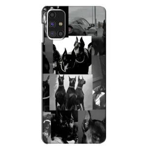 Чохол ДОБЕРМАН для Samsung Galaxy M31s (Колаж Доберман)