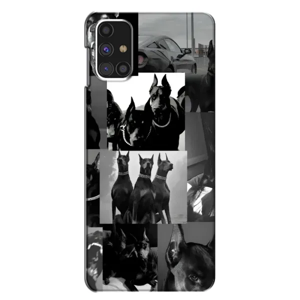 Чехол с рисунком «Коллаж Доберман» для Samsung Galaxy M31s Чехол с рисунком «Коллаж Доберман» для Samsung Galaxy M31s